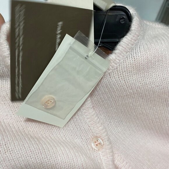 Wendy Bellissimo Baby Girls Pink Knit Cardigan Pants Set 3/6 Mo Cotton Blend NWT - Picture 7 of 10